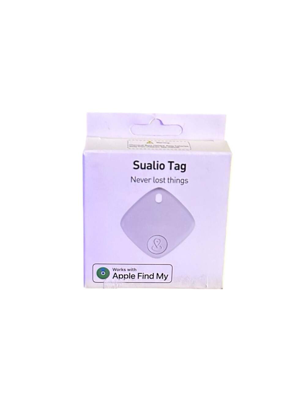Sualio Tag Bluetooth Item Locator - Works with Apple Find My Location - NIB